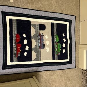 Toddler Size EUC Pottery Barn Kids Thomas the Train Quilt